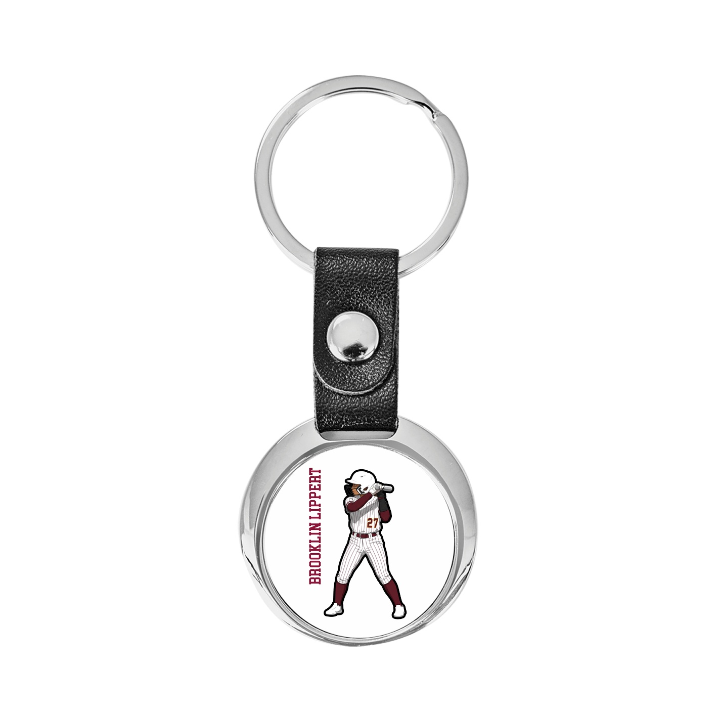 Key Chain — Name Vertical in Classic