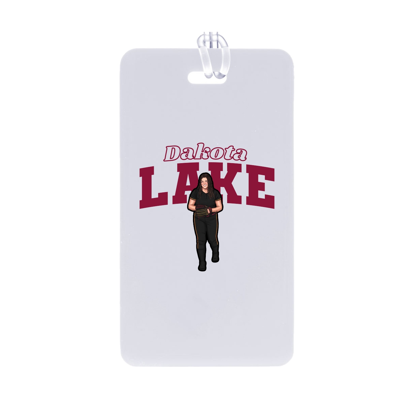 Bag Tag — Name Arch in Classic