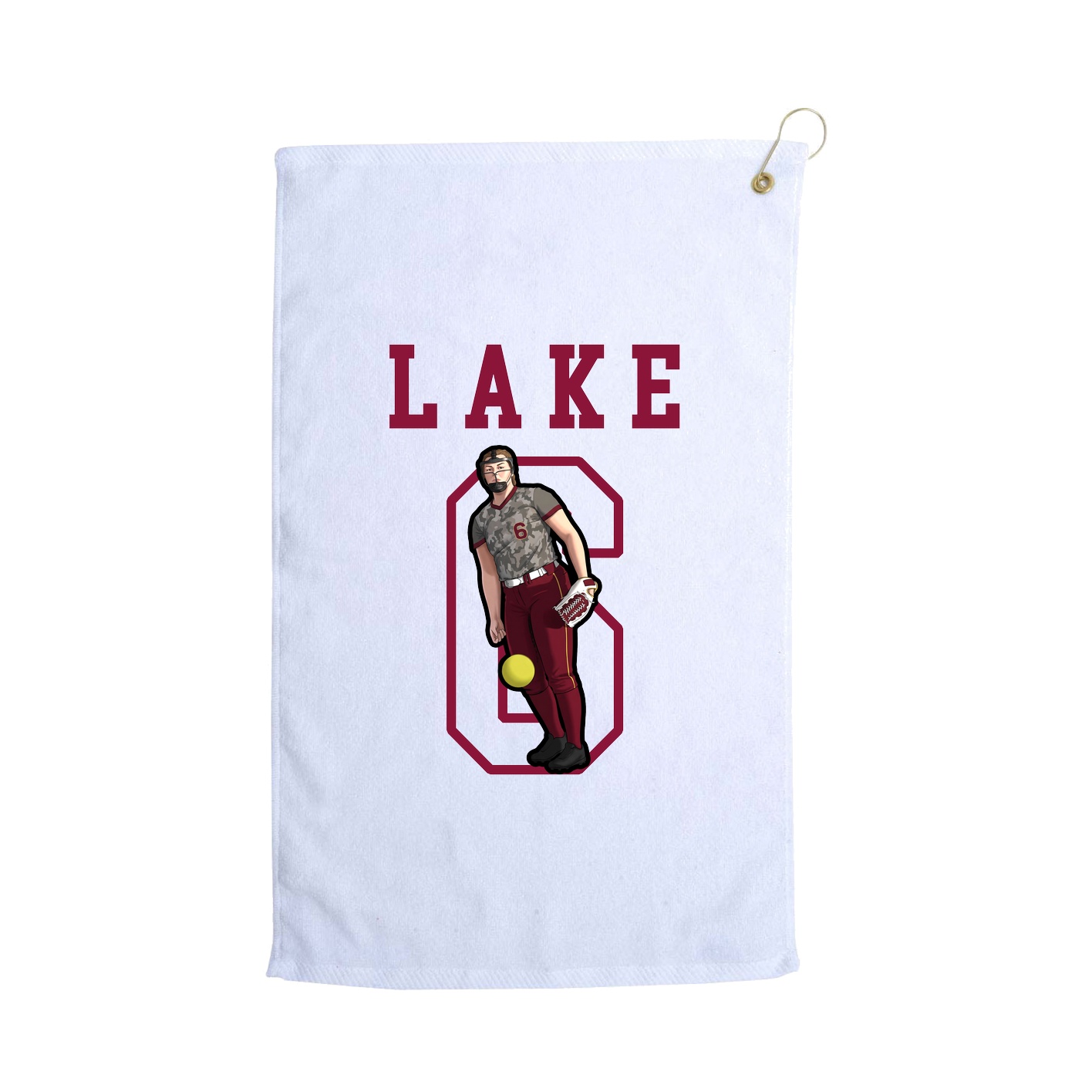 Golf Towel — Shirsey in White