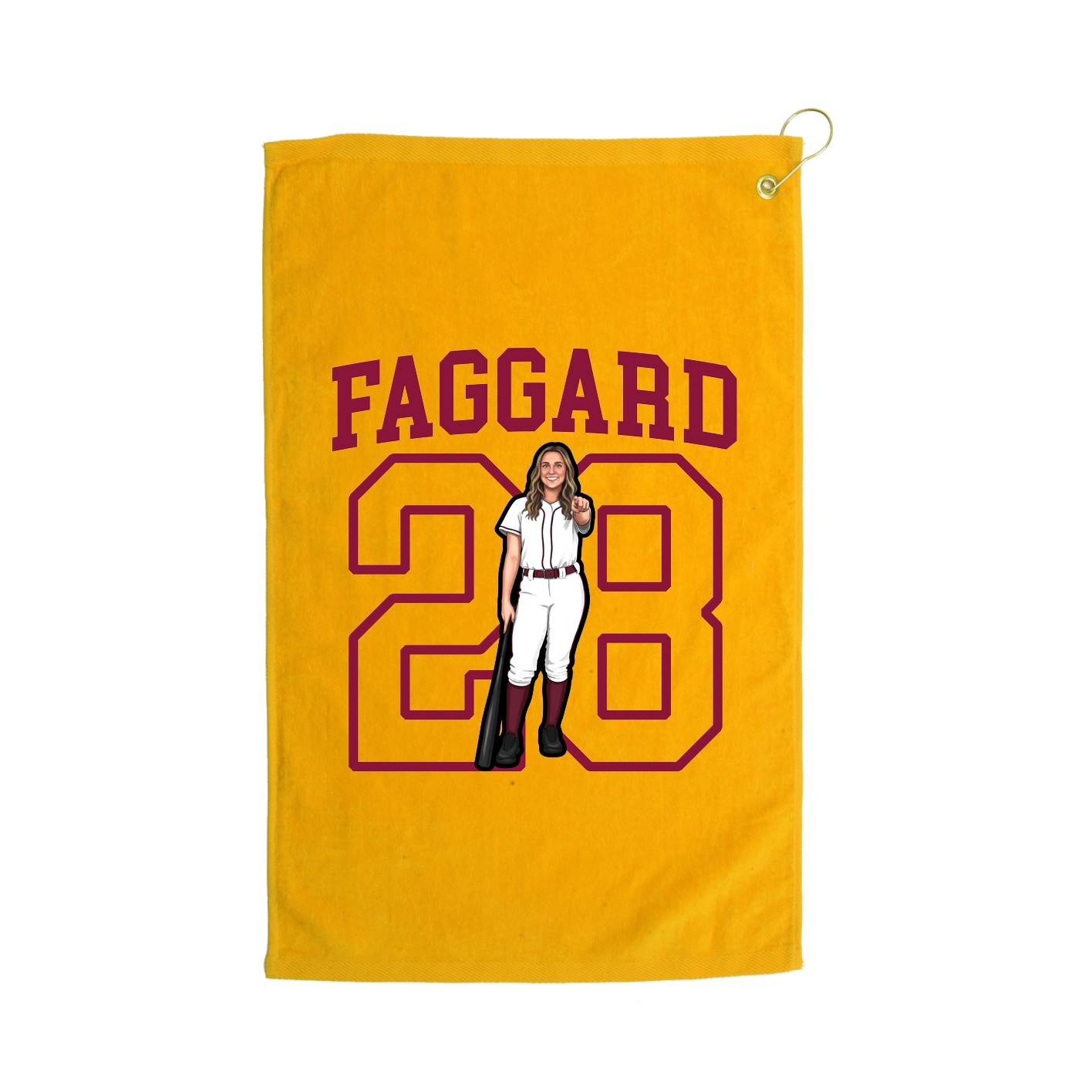 Golf Towel — Shirsey in Gold