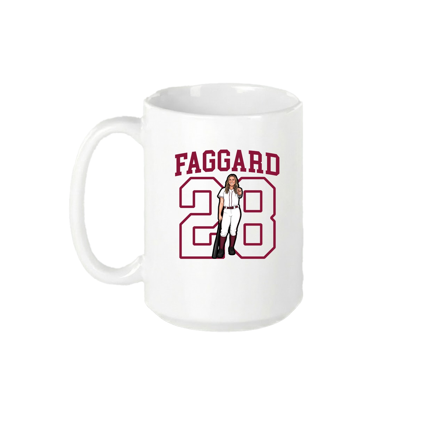 15oz Coffee Mug — Shirsey in White