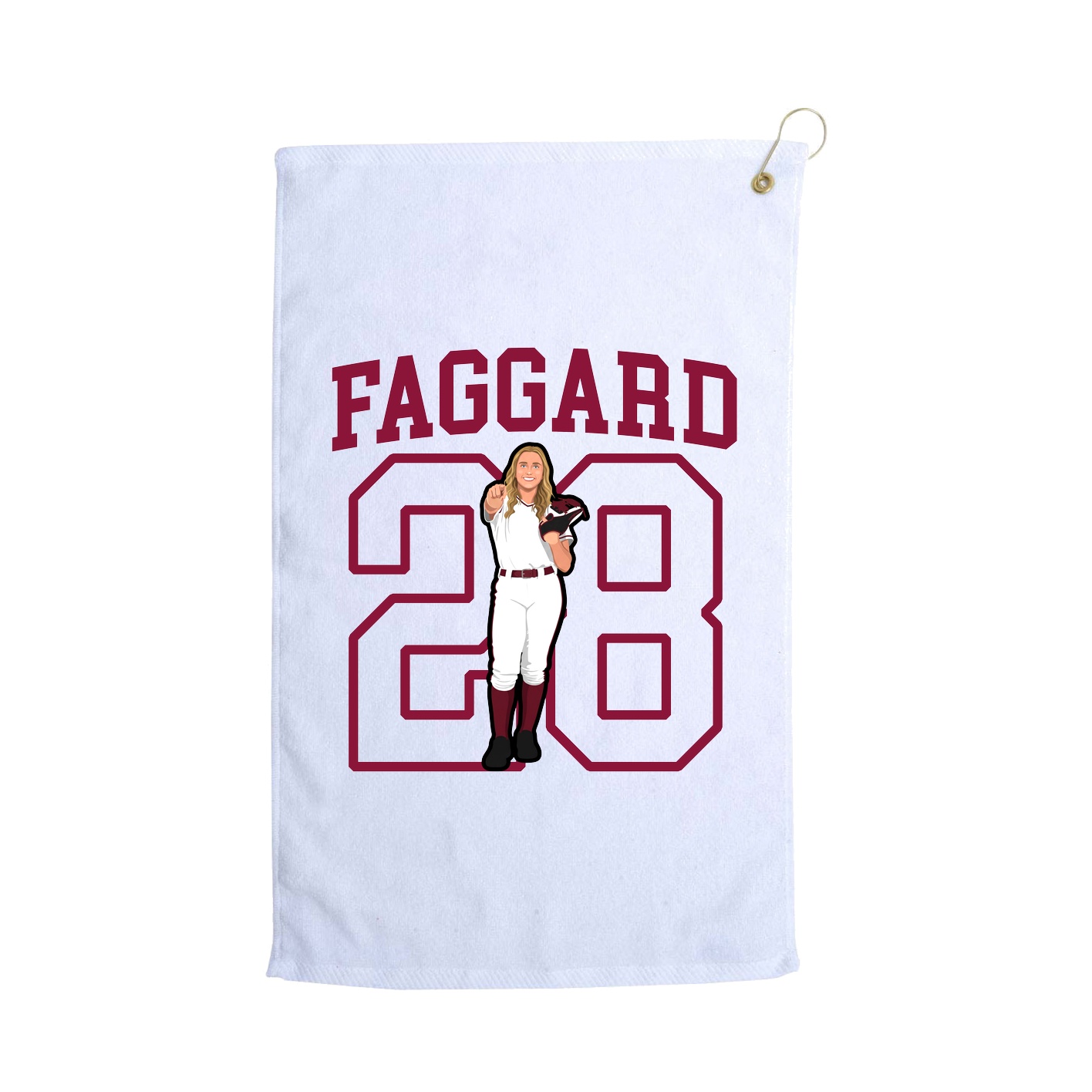 Golf Towel — Shirsey in White