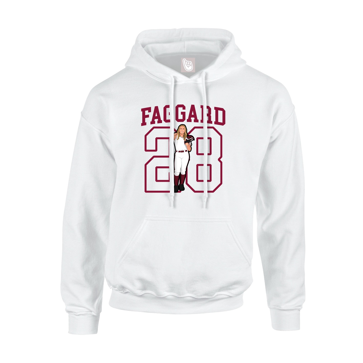 Youth Hoodie — Shirsey in White