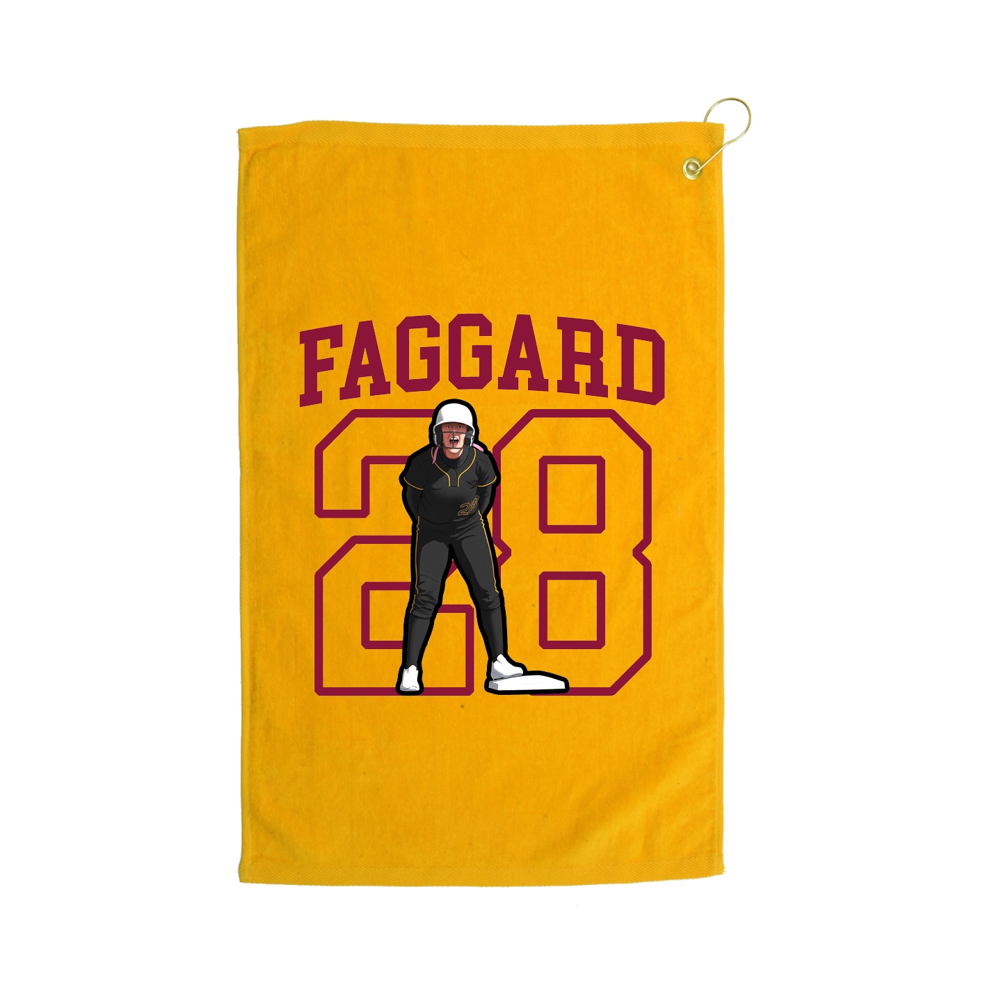 Golf Towel — Shirsey in Gold