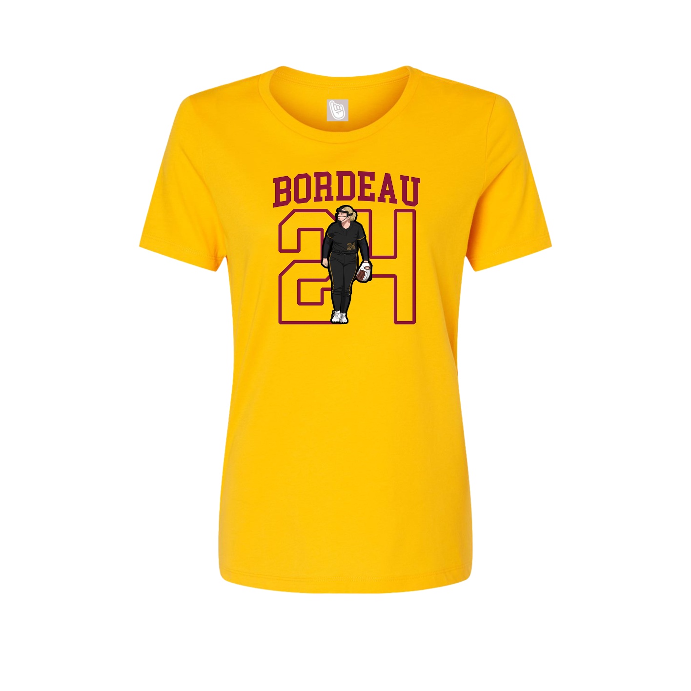 Fitted Women's Tee — Shirsey in Gold
