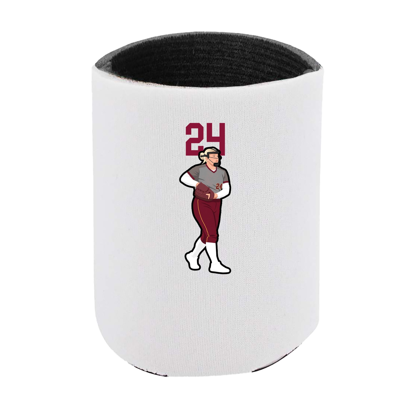 Can Holder — Number Top in White