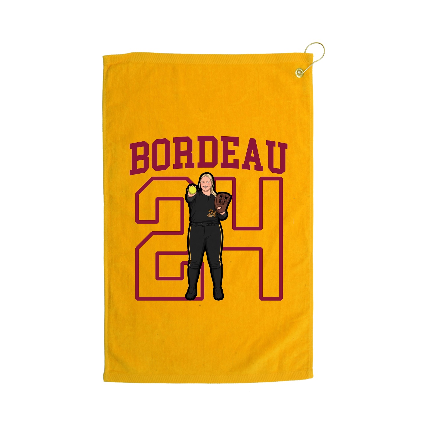 Golf Towel — Shirsey in Gold