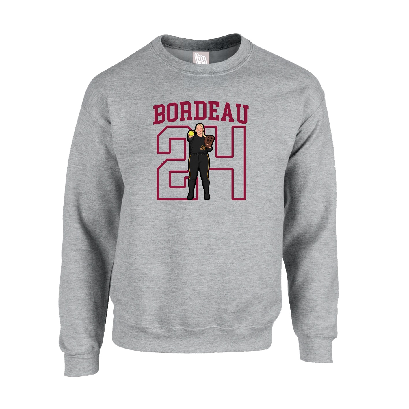 Fleece Crew — Shirsey in Grey