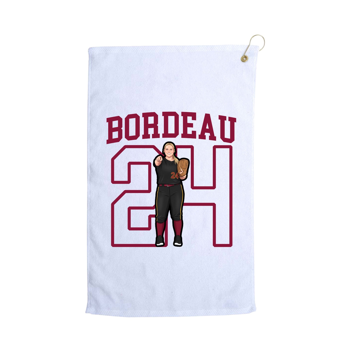 Golf Towel — Shirsey in White