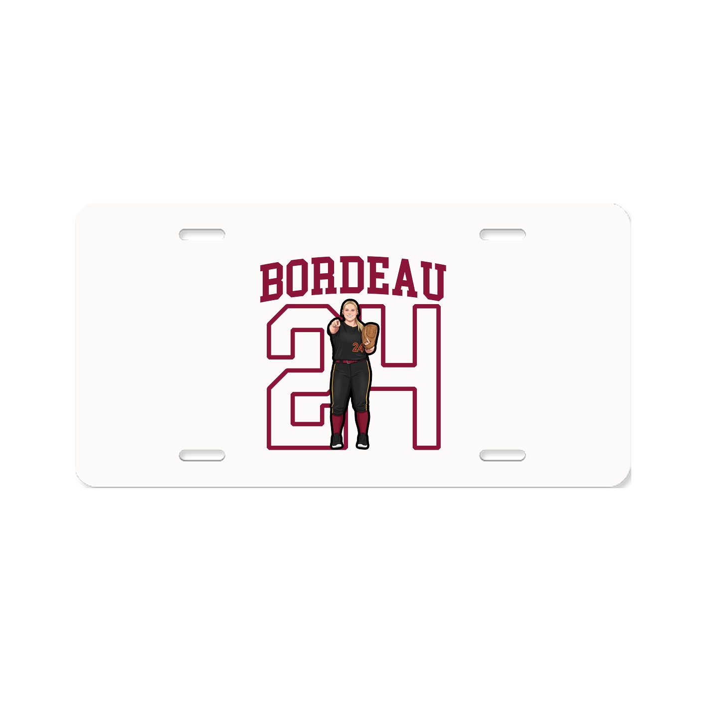 License Plate — Shirsey in Classic
