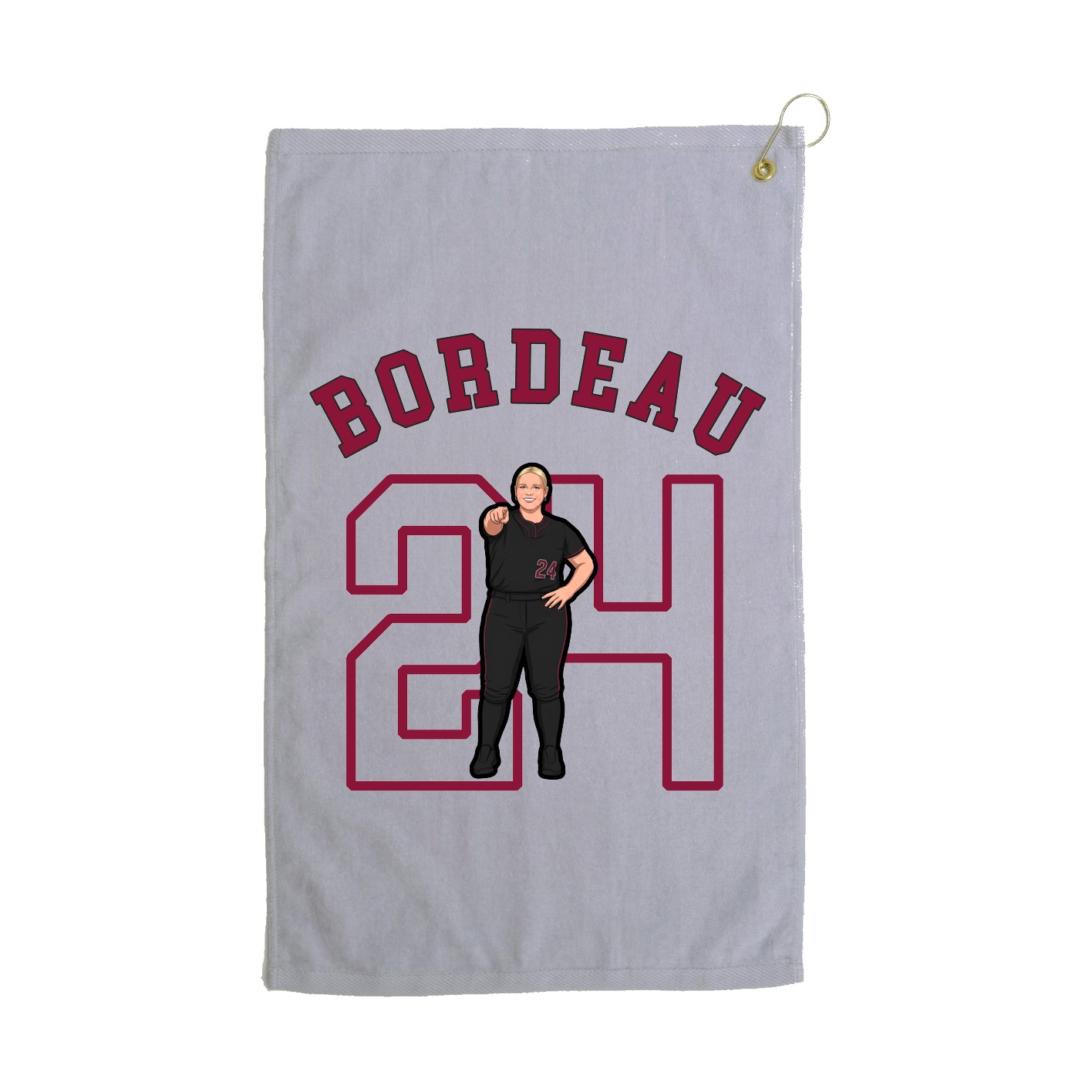 Golf Towel — Shirsey Arch in Grey