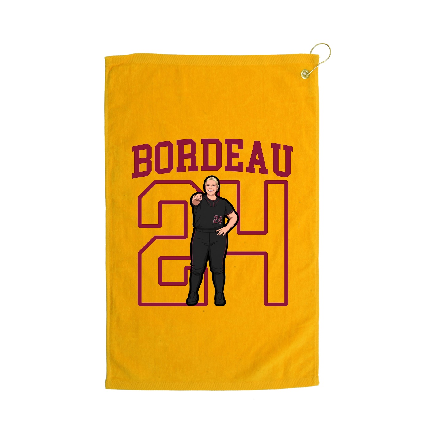 Golf Towel — Shirsey in Gold