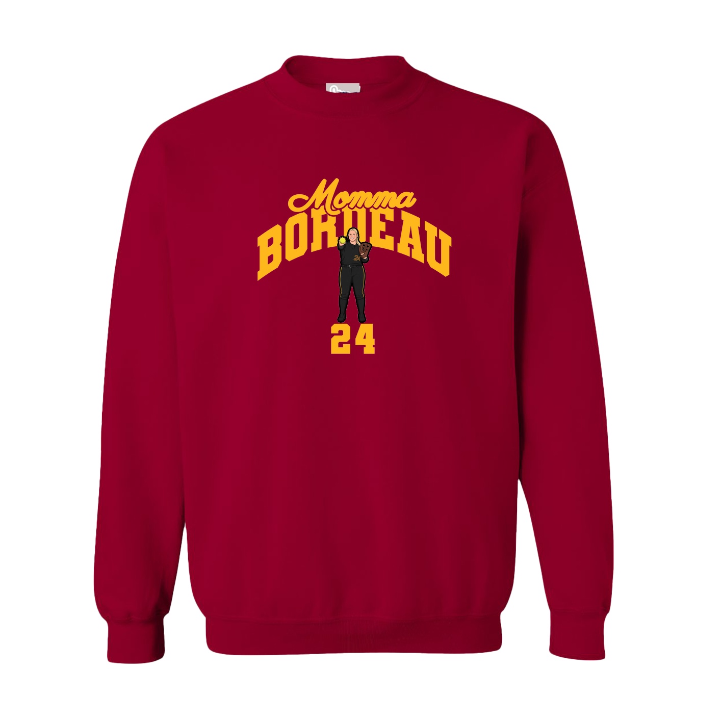Fleece Crew — Mothers Day Arch in Cardinal