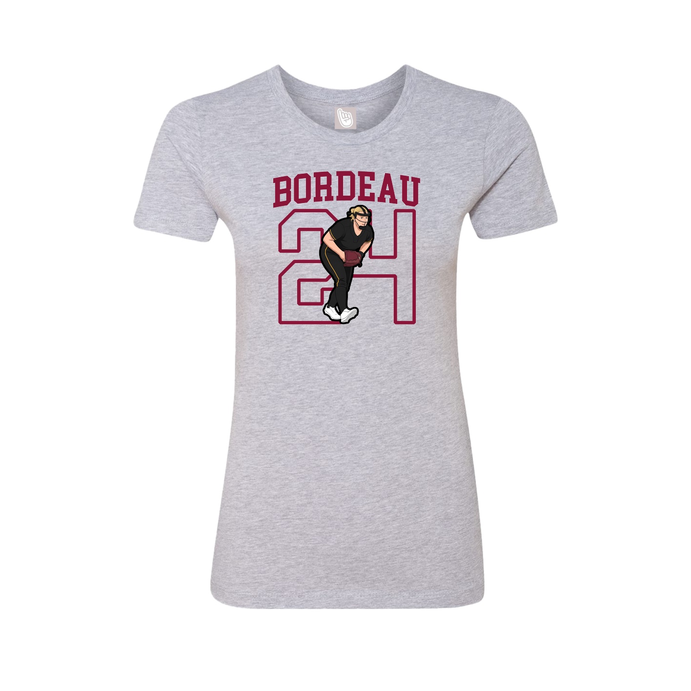 Fitted Women's Tee — Shirsey in Grey