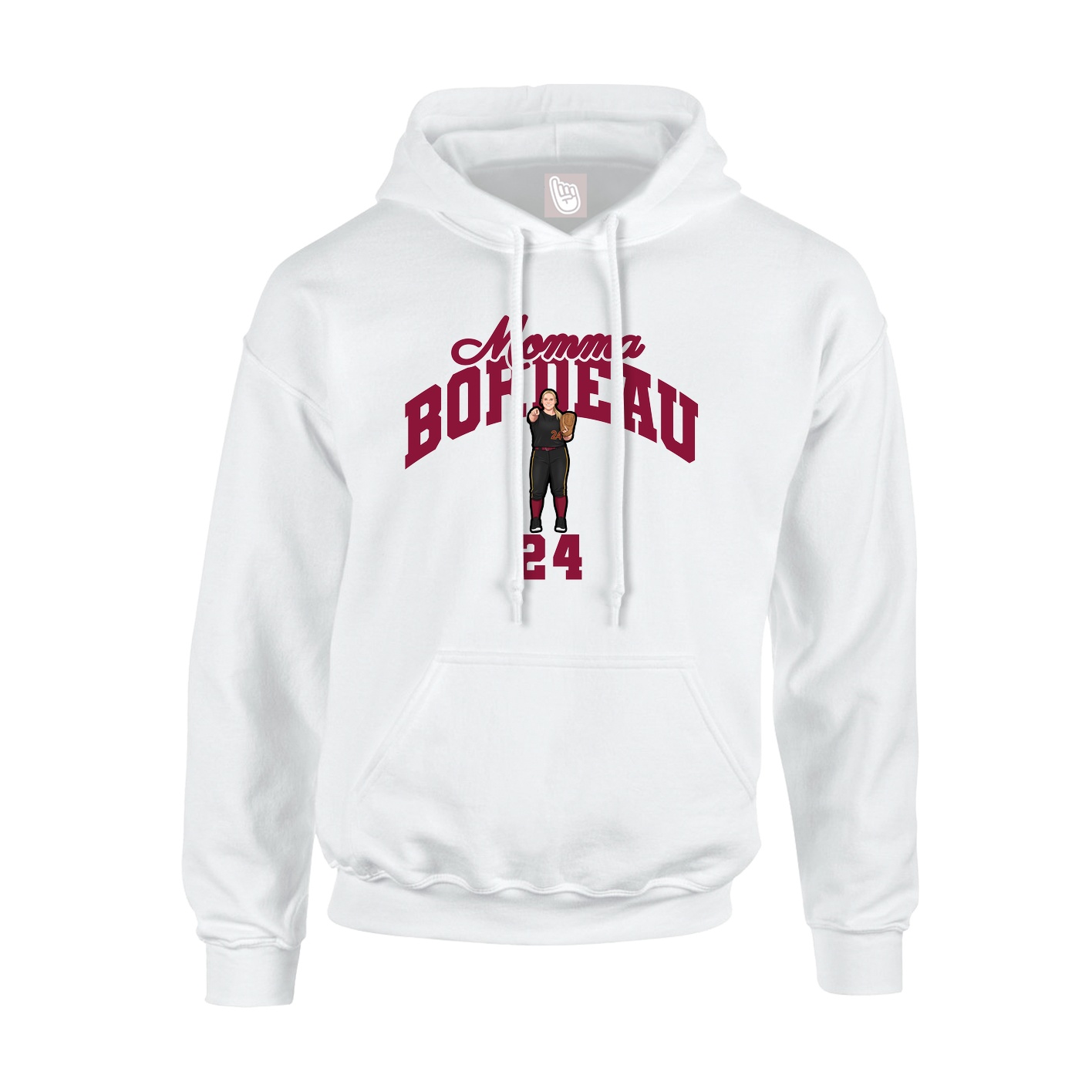 Hoodie — Mothers Day Arch in White