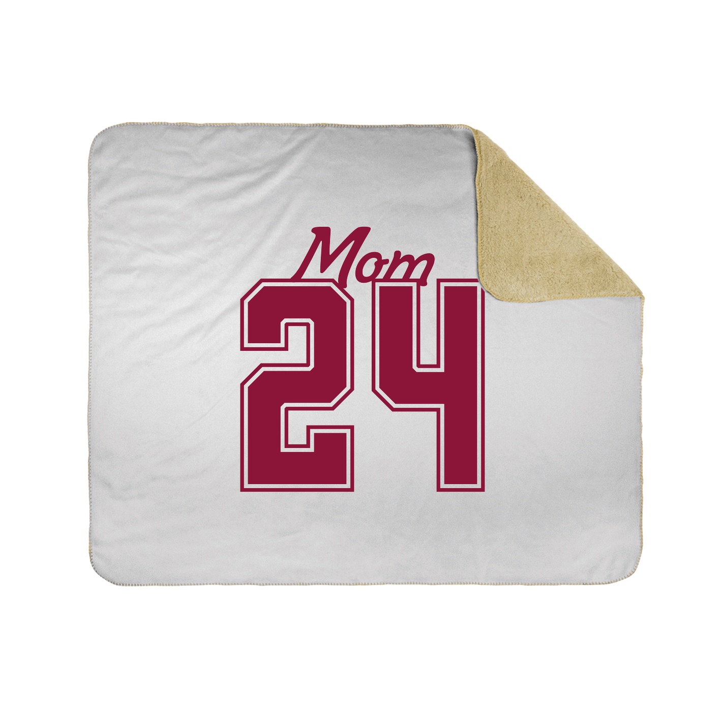 Throw Blanket — Mothers Day Shirsey in White