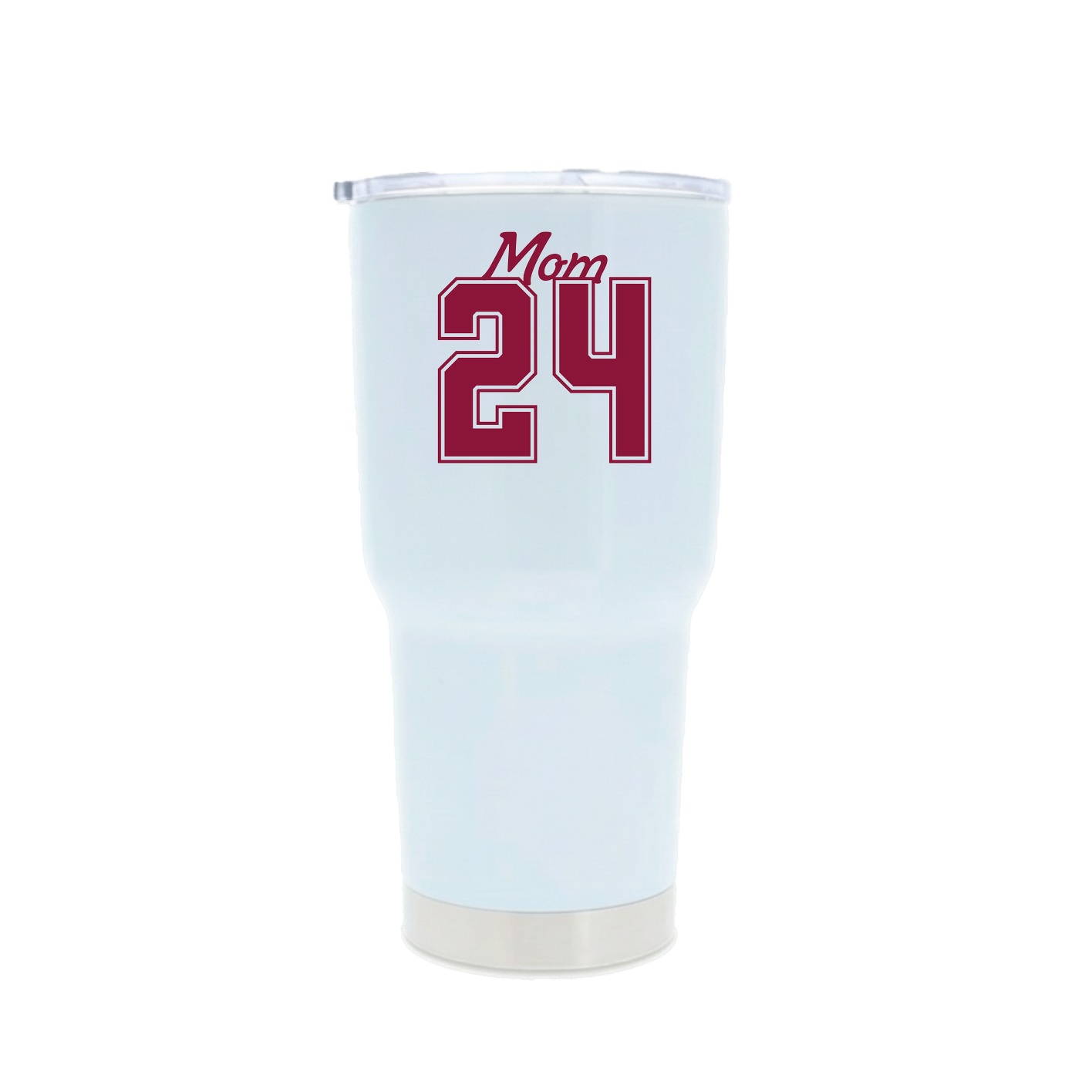 30oz Stainless Steel Tumbler — Mothers Day Shirsey in White