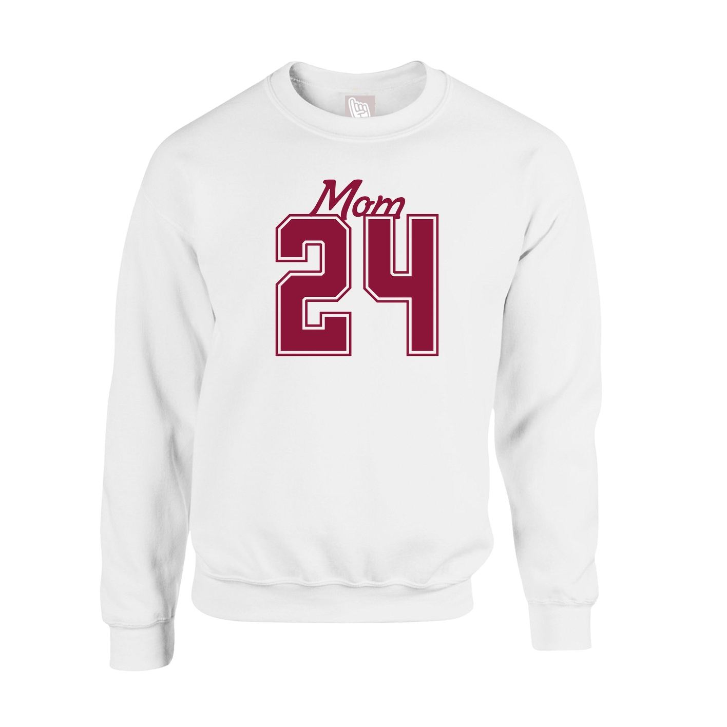Fleece Crew — Mothers Day Shirsey in White