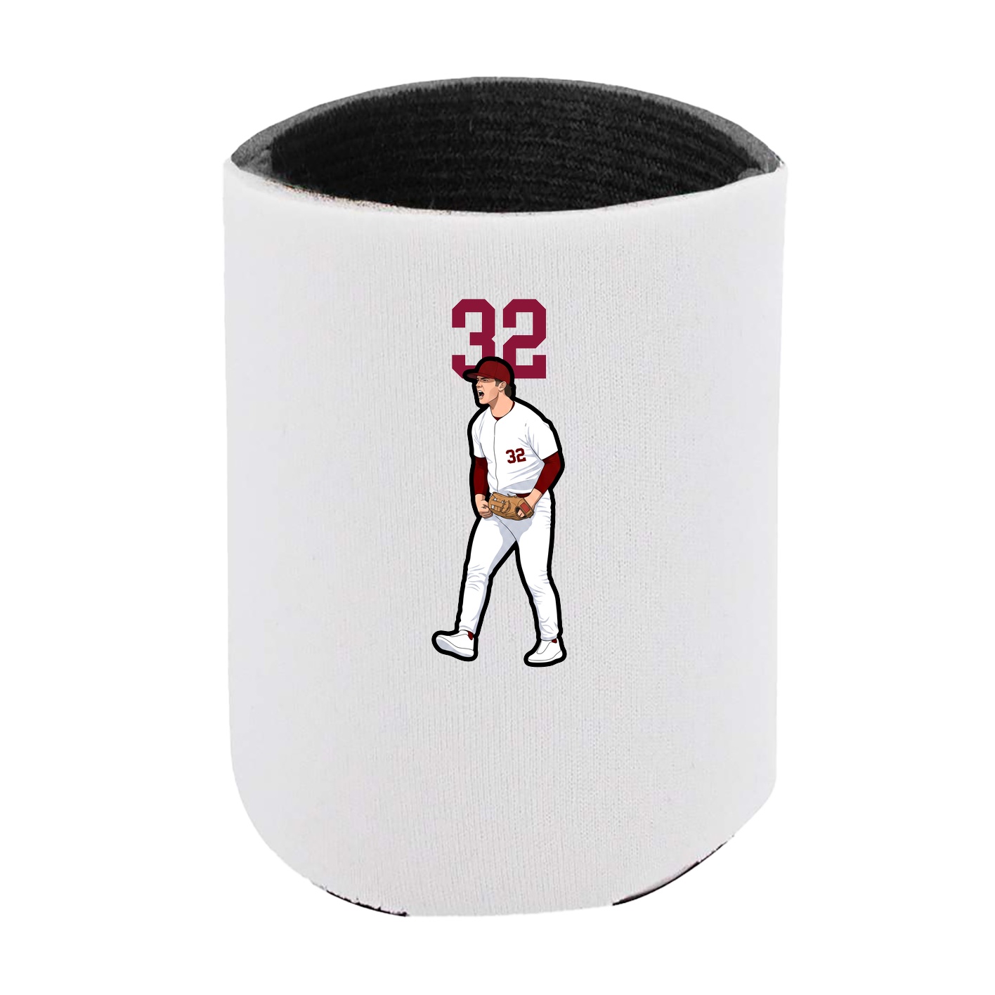 Can Holder — Number Top in White