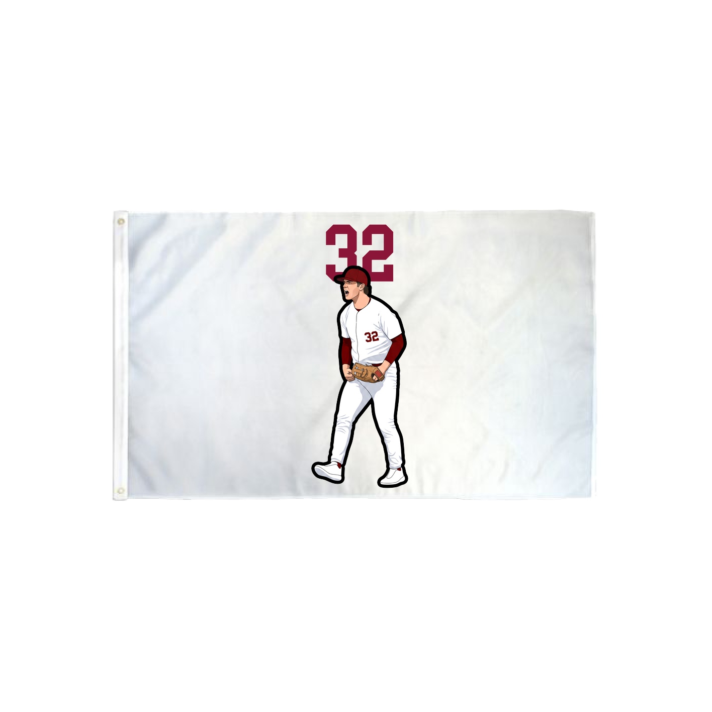 3x5 Flag — Number Top in Classic