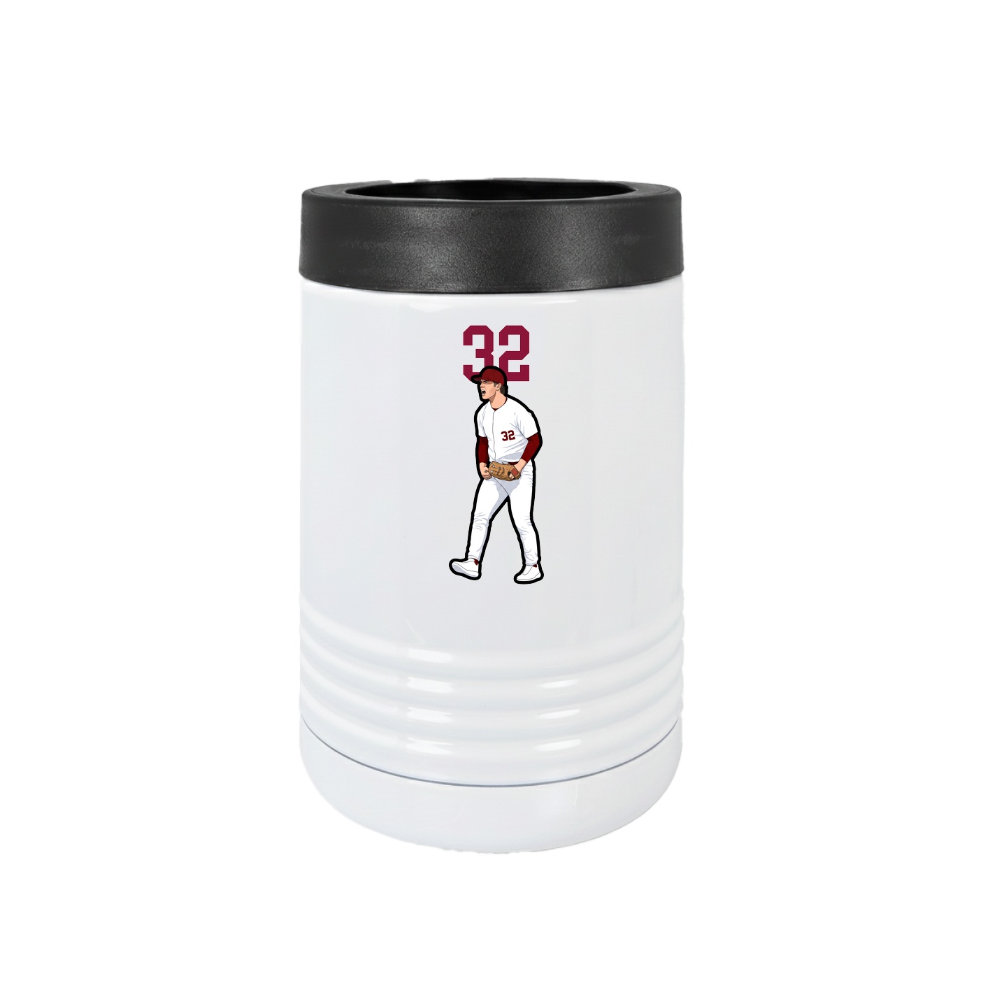 Beverage Holder — Number Top in White