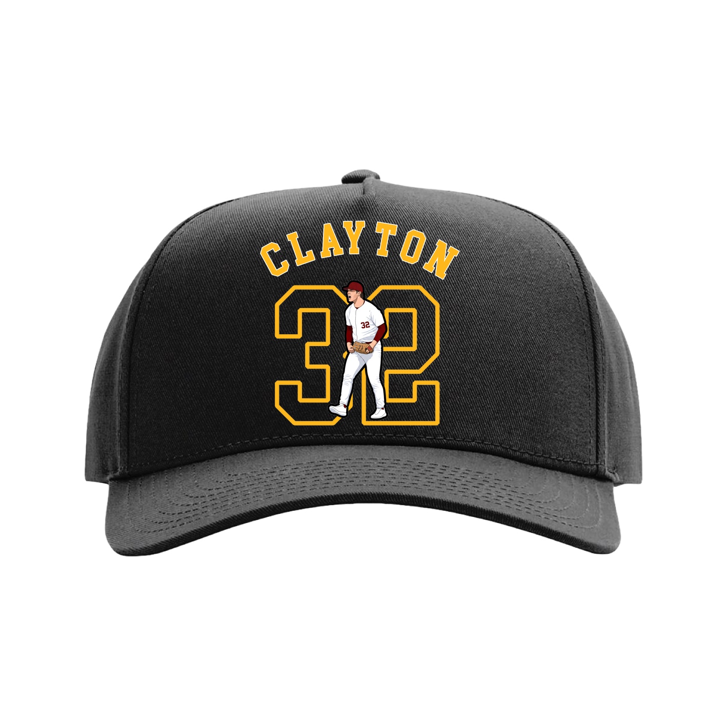 Full Fabric Five-Panel Champ Cap