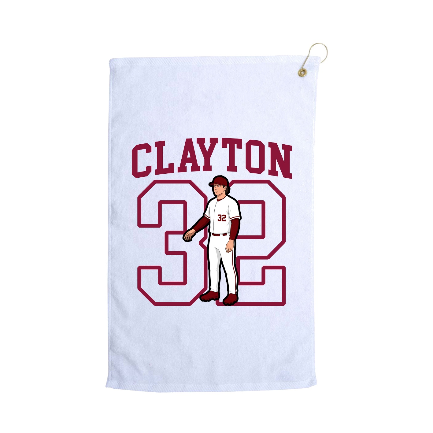 Golf Towel — Shirsey in White