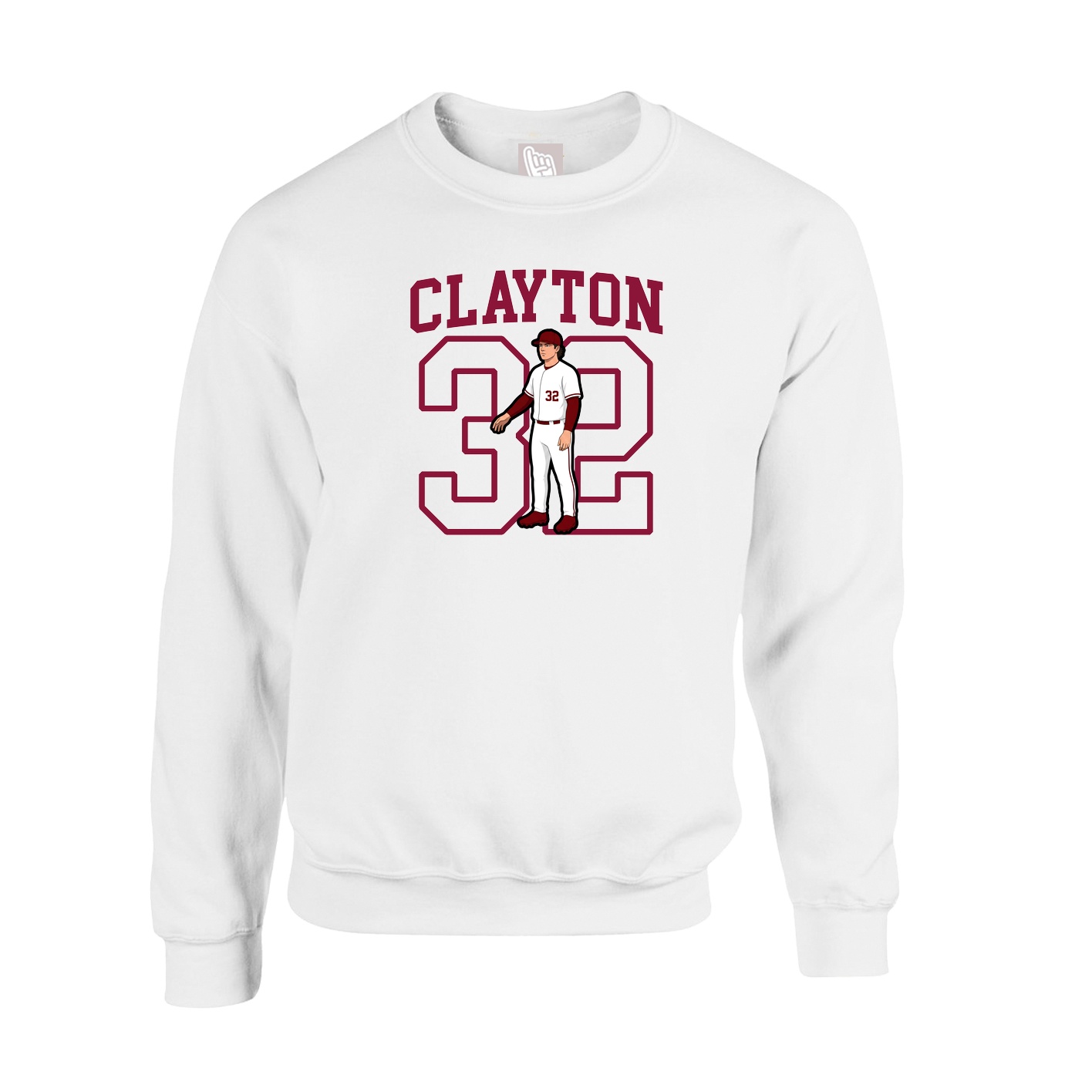 Fleece Crew — Shirsey in White