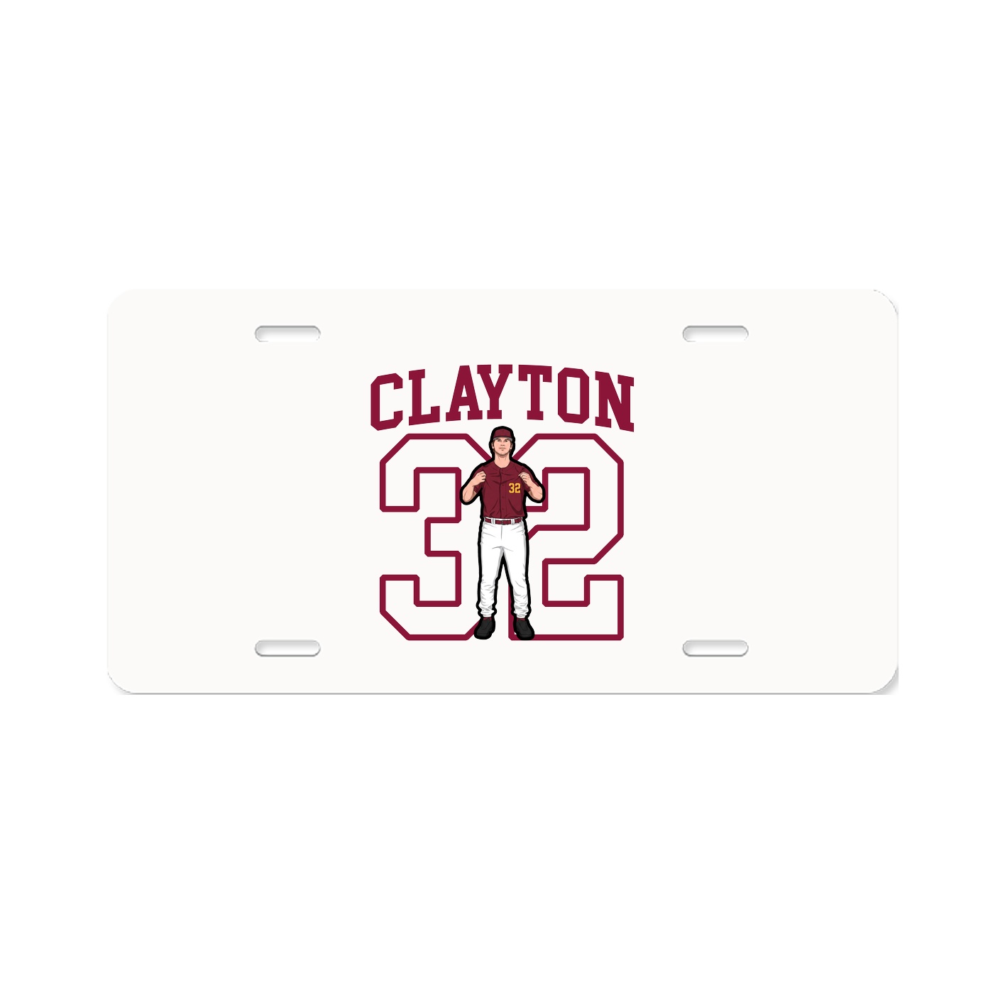 License Plate — Shirsey in Classic