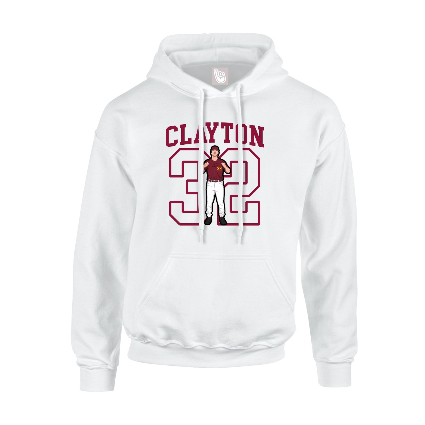 Youth Hoodie — Shirsey in White
