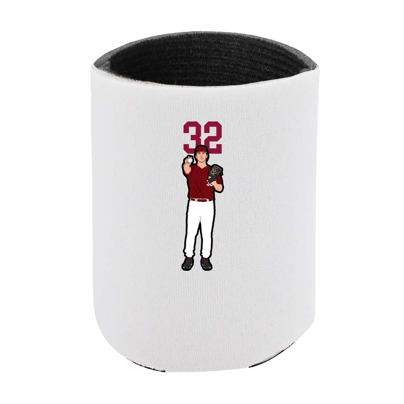 Can Holder — Number Top in White