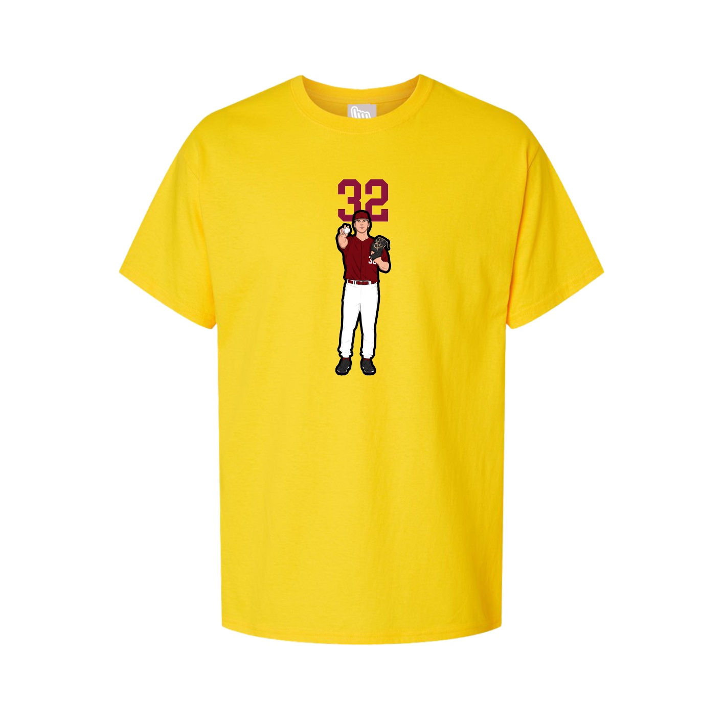 Tee — Number Top in Gold