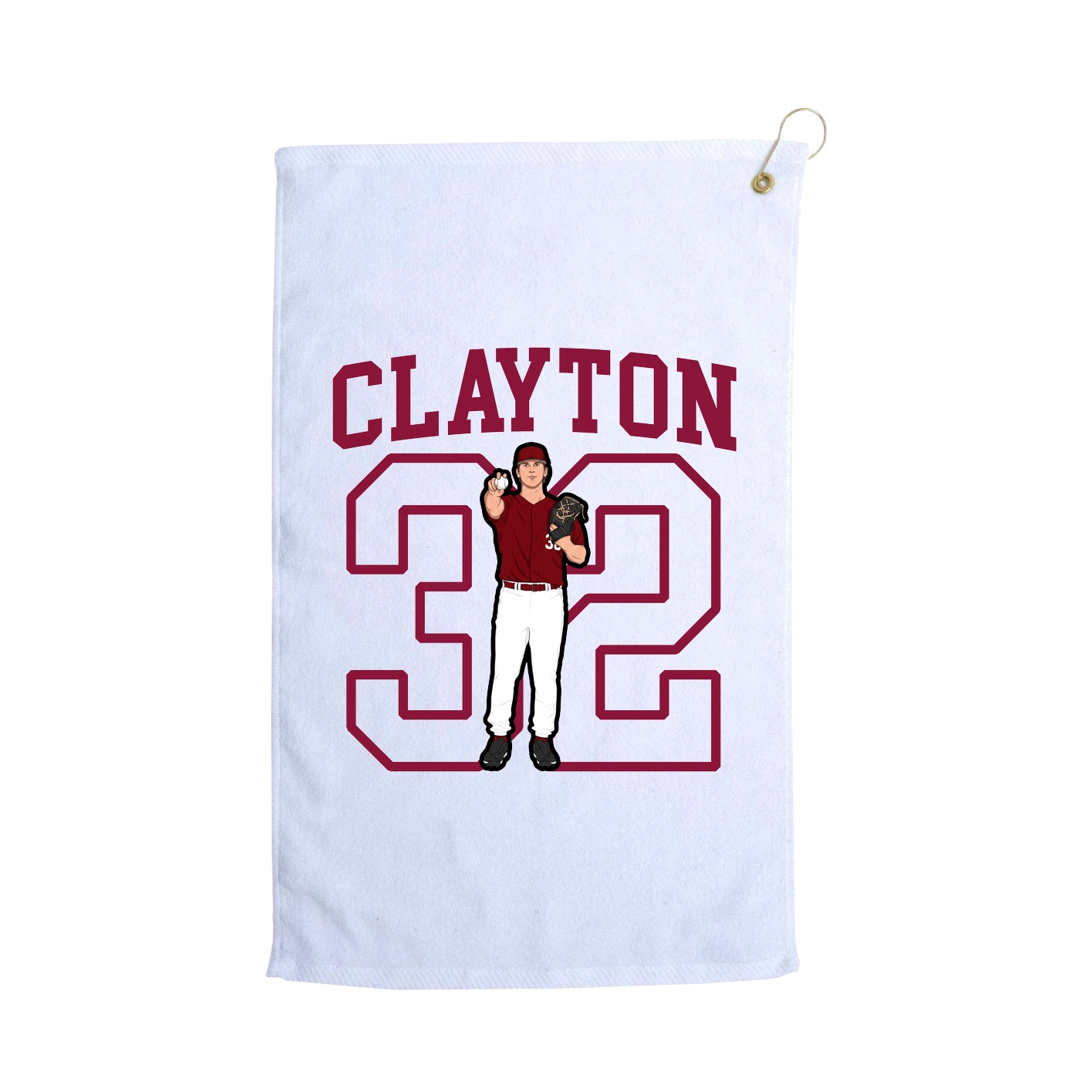 Golf Towel — Shirsey in White