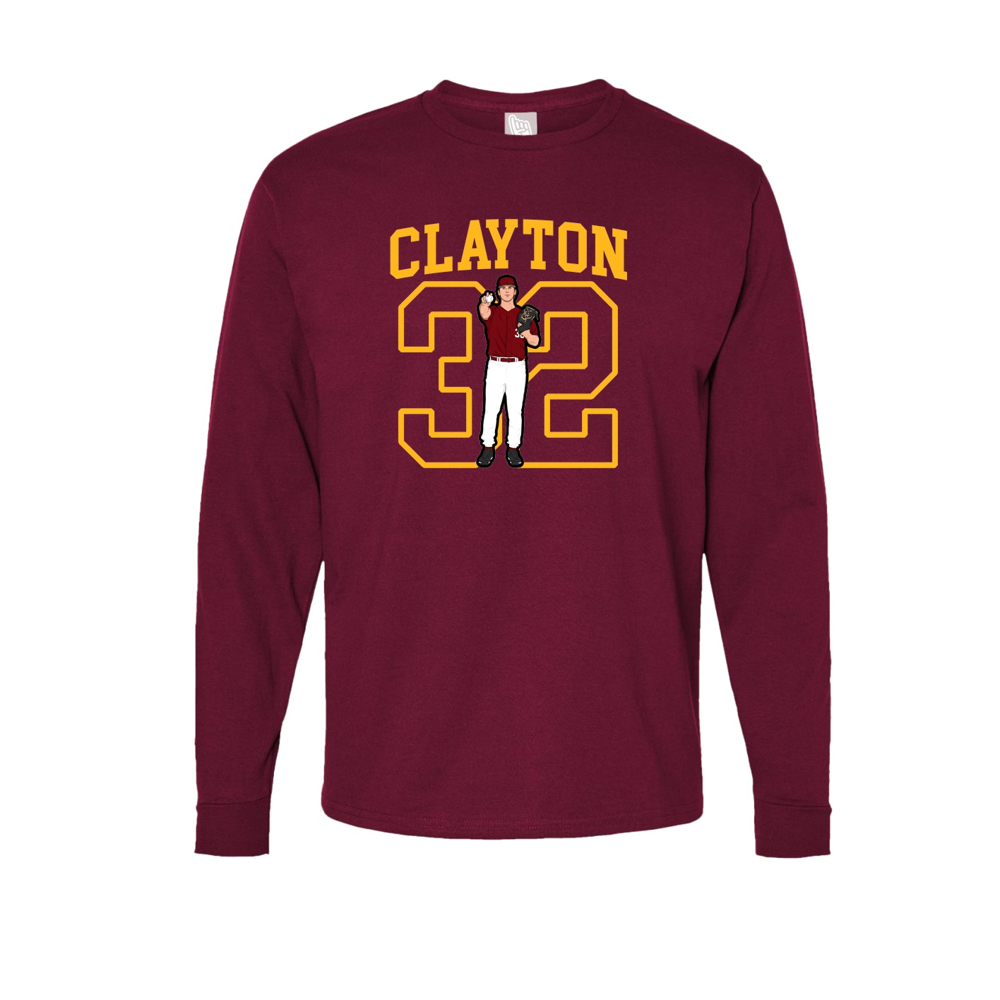 Long Sleeve Tee — Shirsey in Cardinal