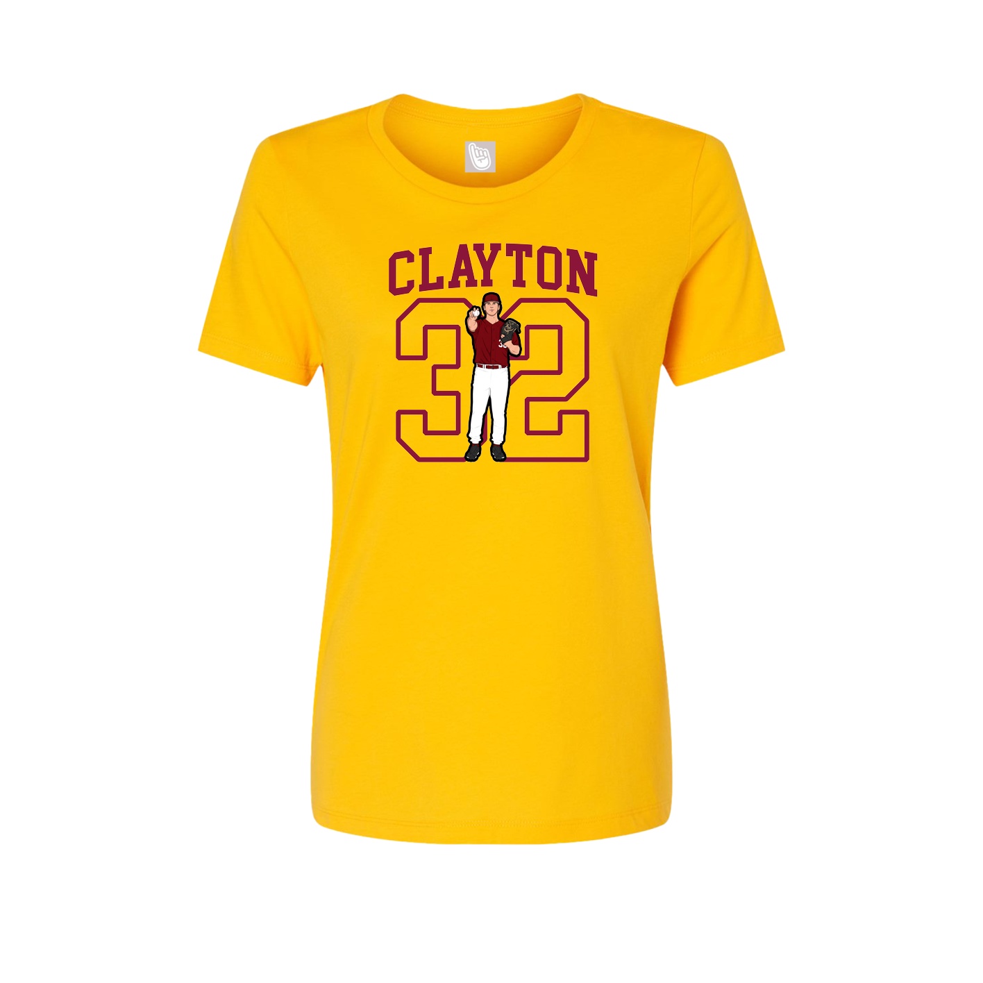 Fitted Women's Tee — Shirsey in Gold