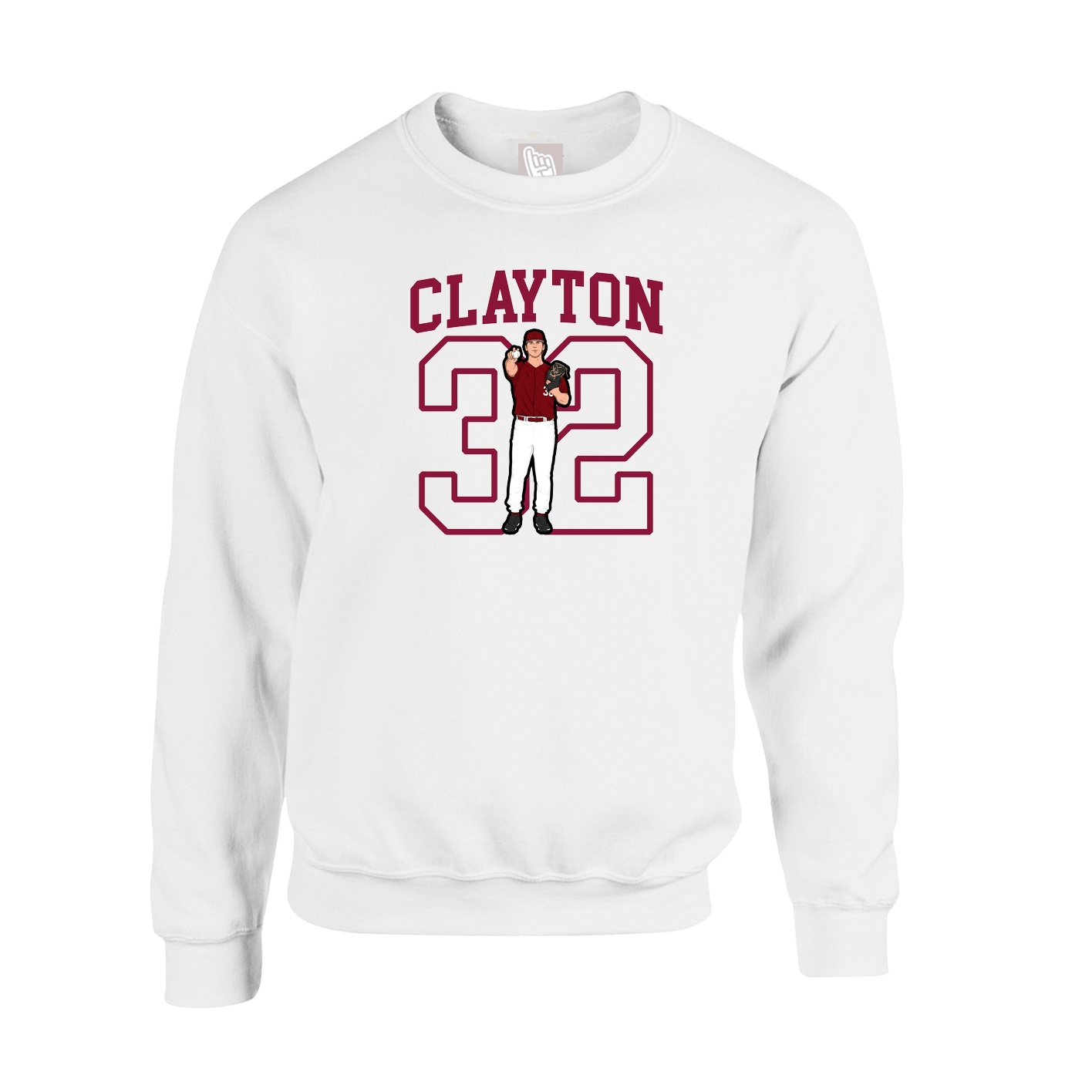 Fleece Crew — Shirsey in White