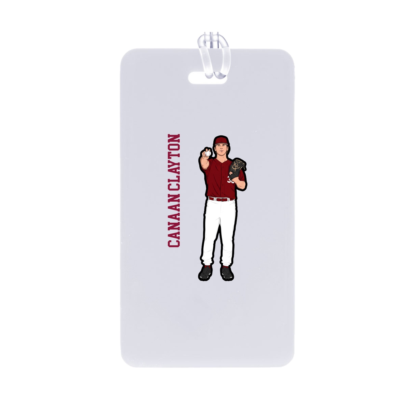 Bag Tag — Name Vertical in Classic