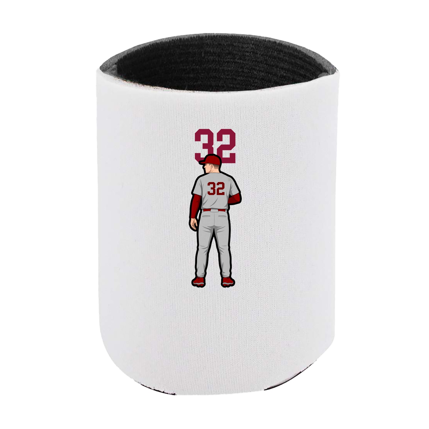Can Holder — Number Top in White