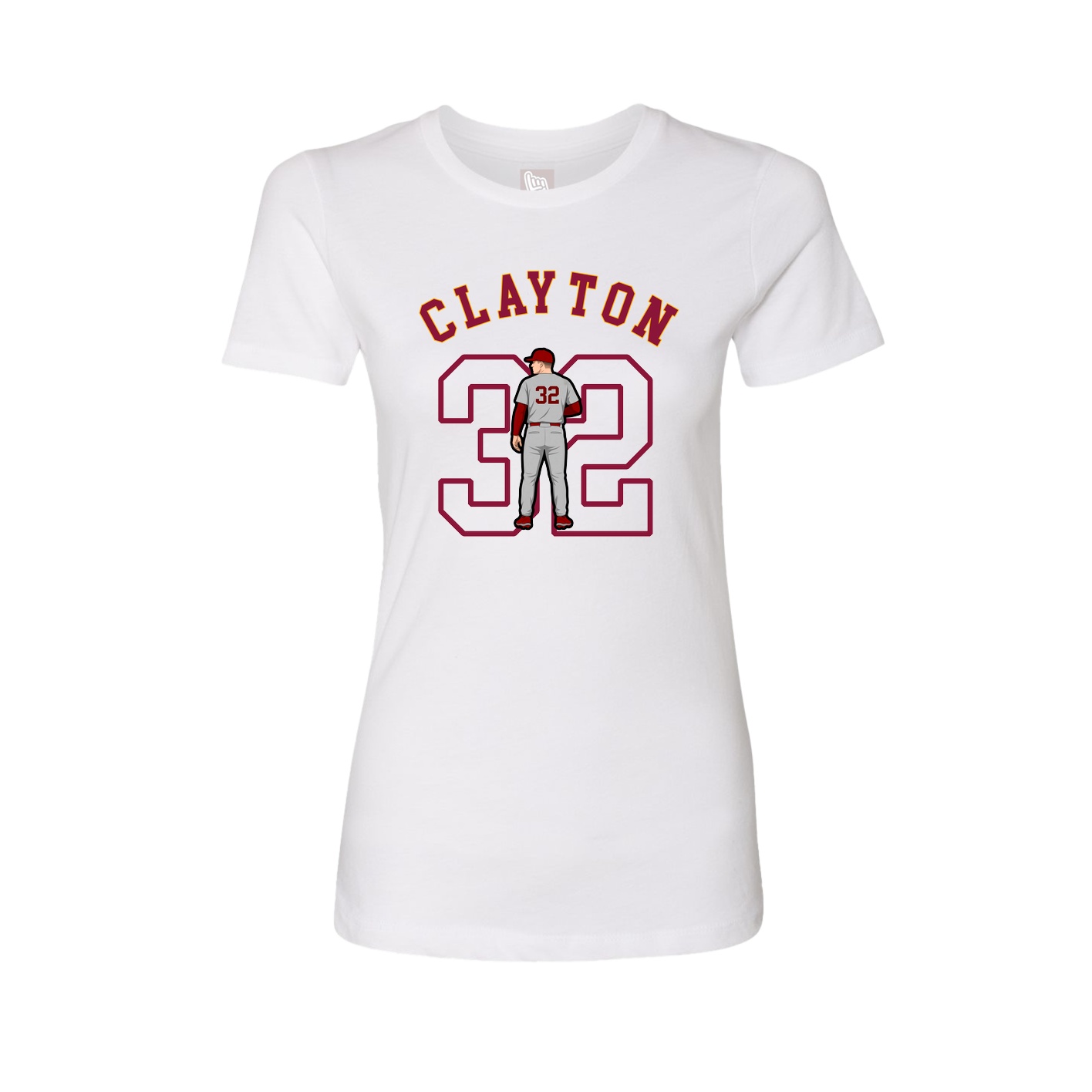 Womens Tee — Shirsey Arch in White