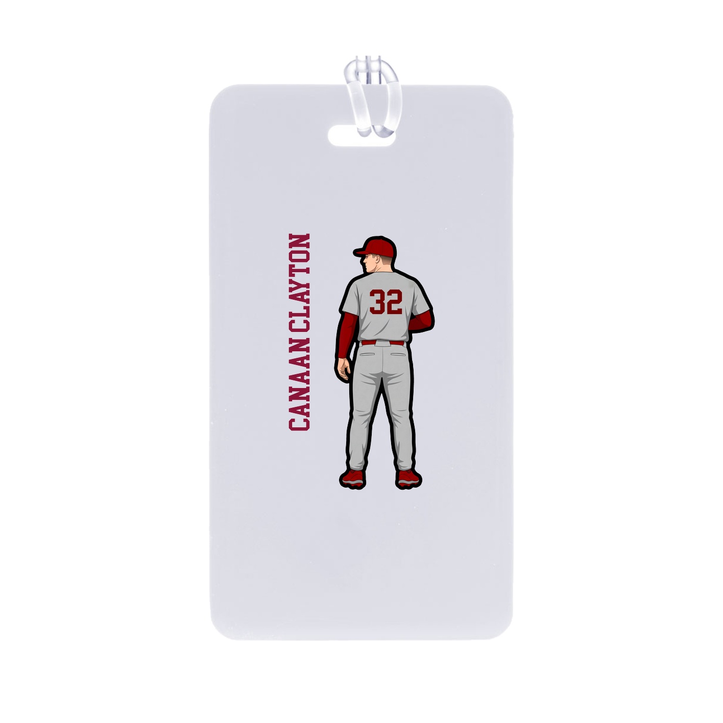 Bag Tag — Name Vertical in Classic