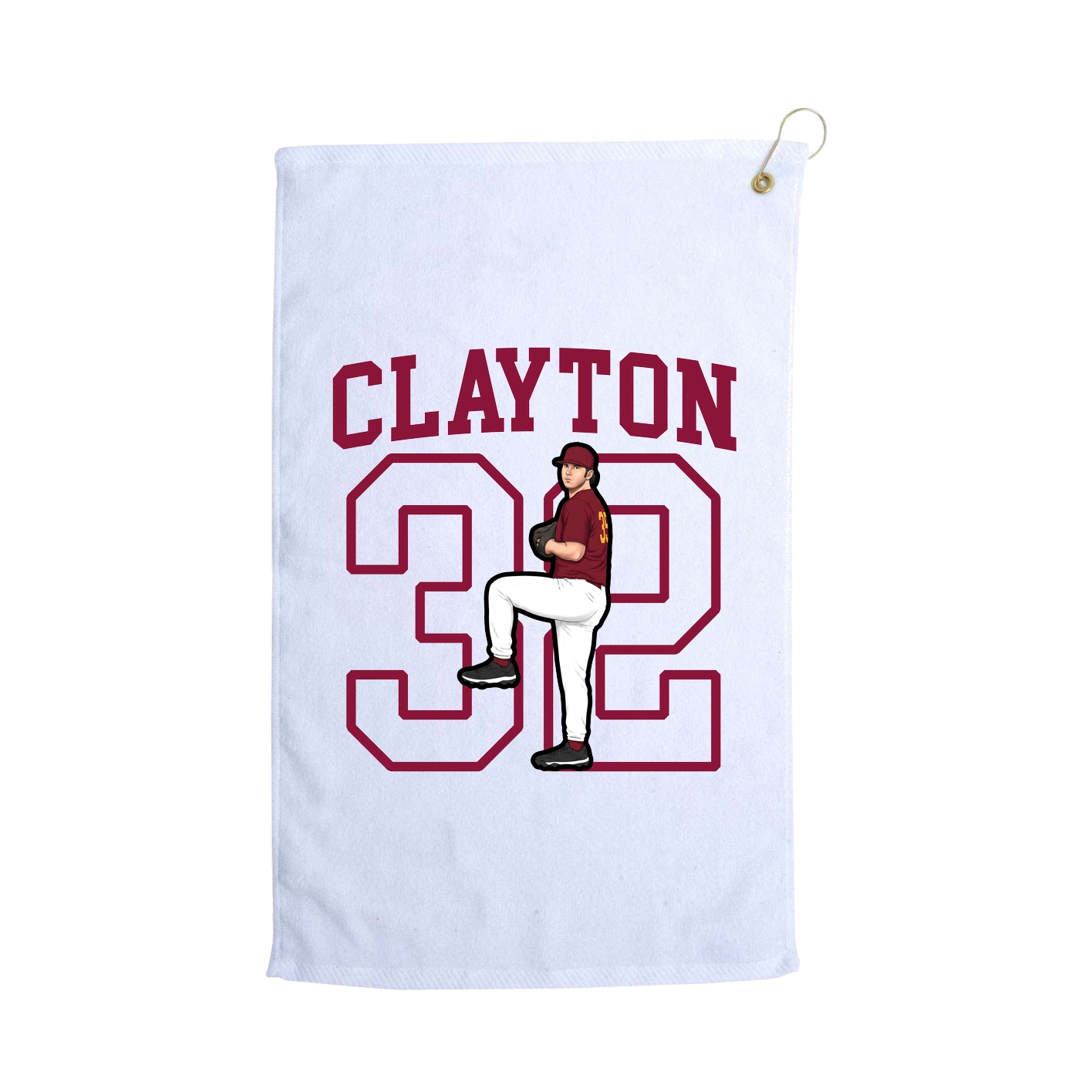 Golf Towel — Shirsey in White