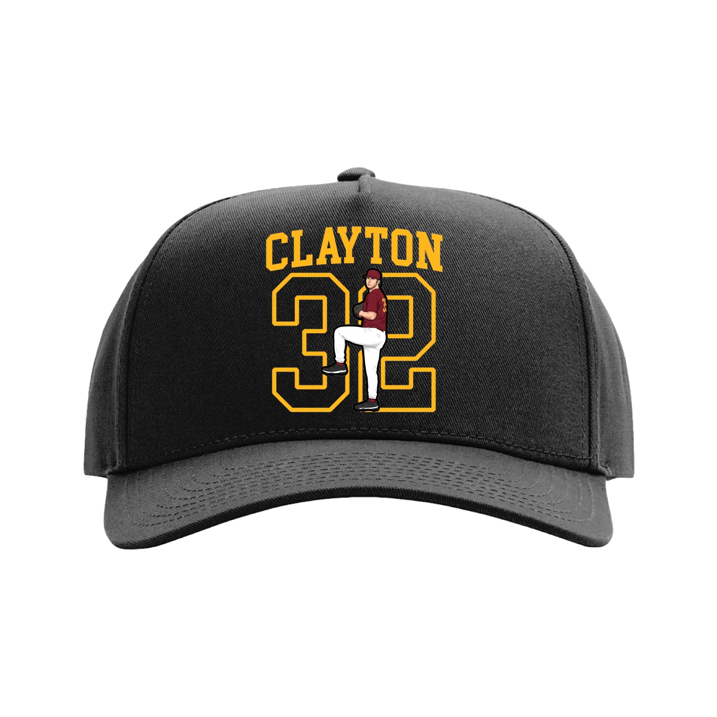 Full Fabric Five-Panel Champ Cap
