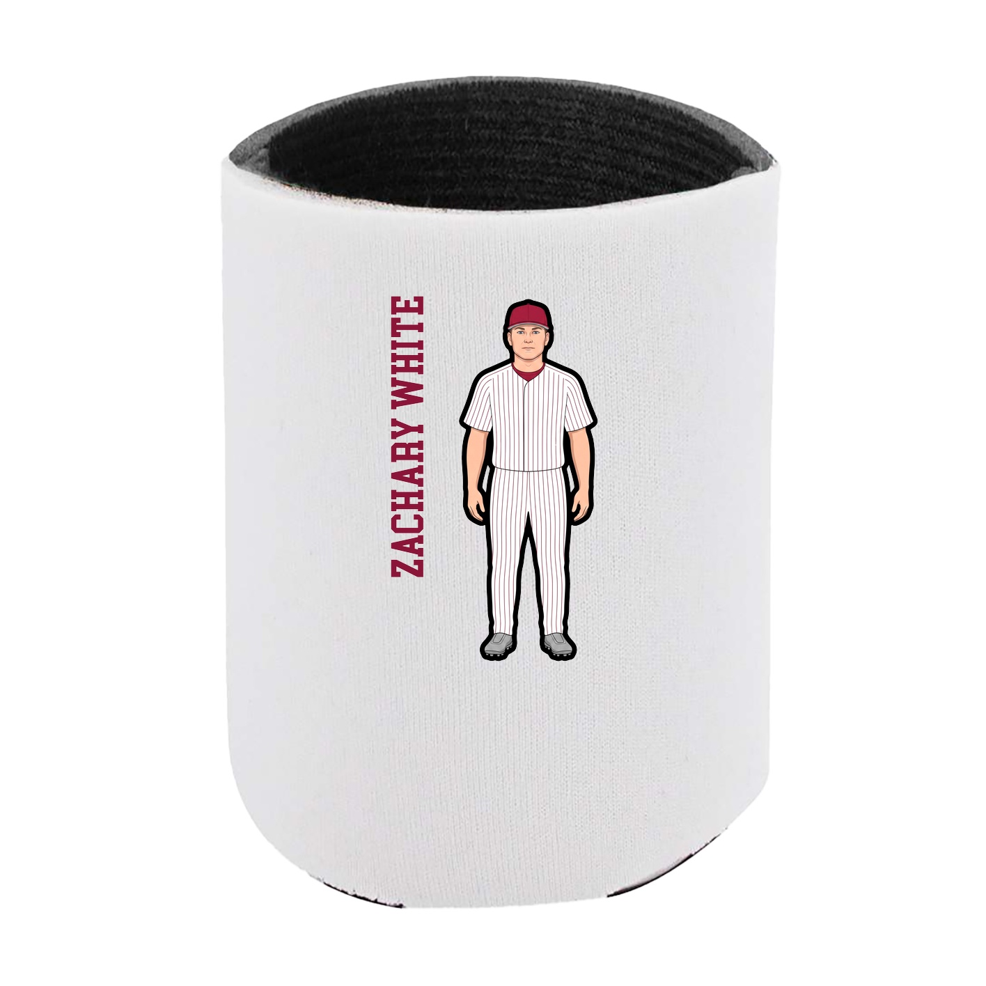 Can Holder — Name Vertical in White