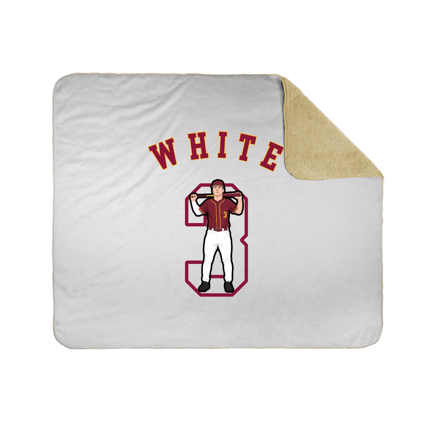Throw Blanket — Shirsey Arch in White
