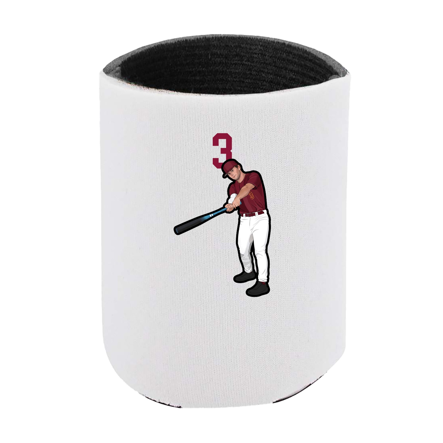 Can Holder — Number Top in White