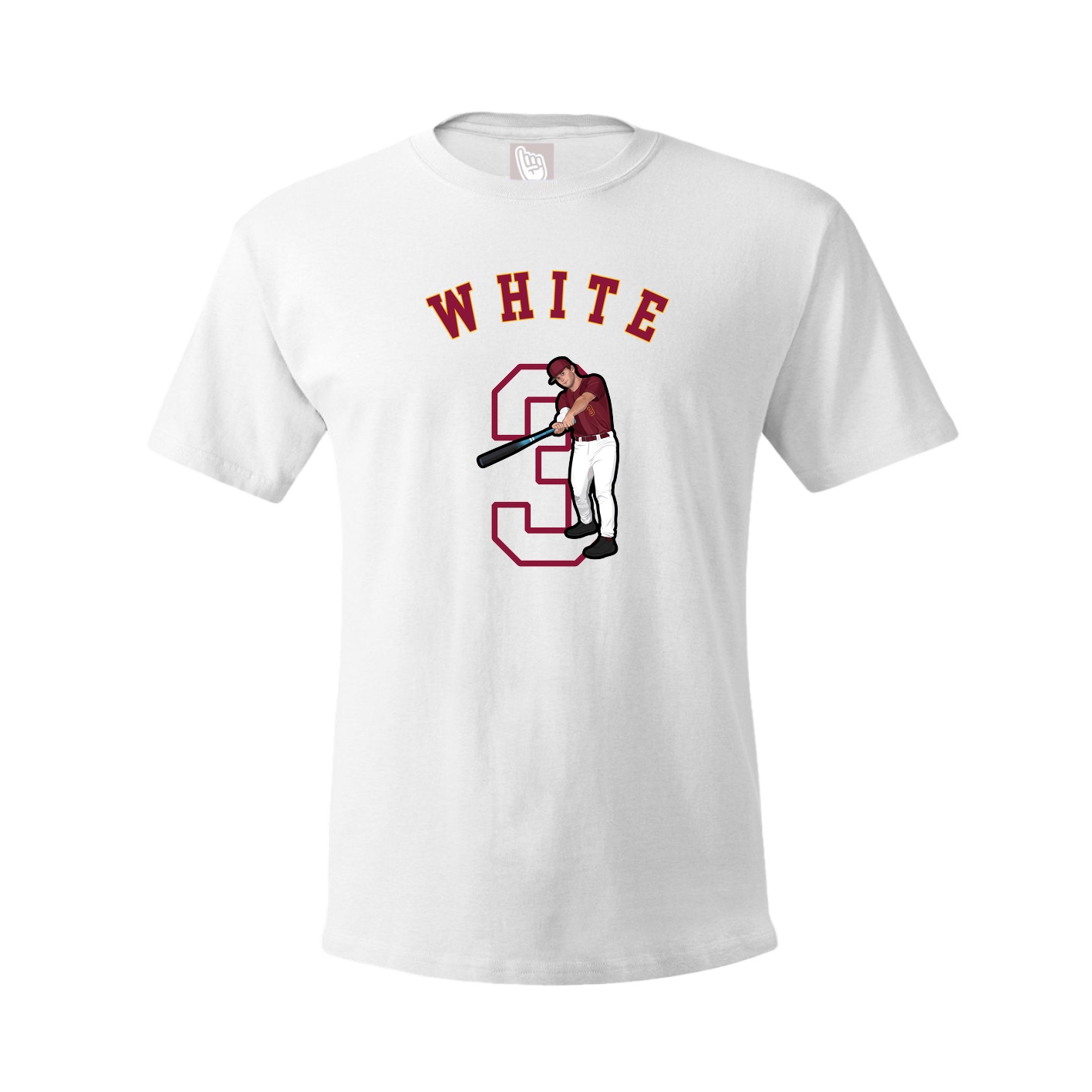 Youth Tee — Shirsey Arch in White