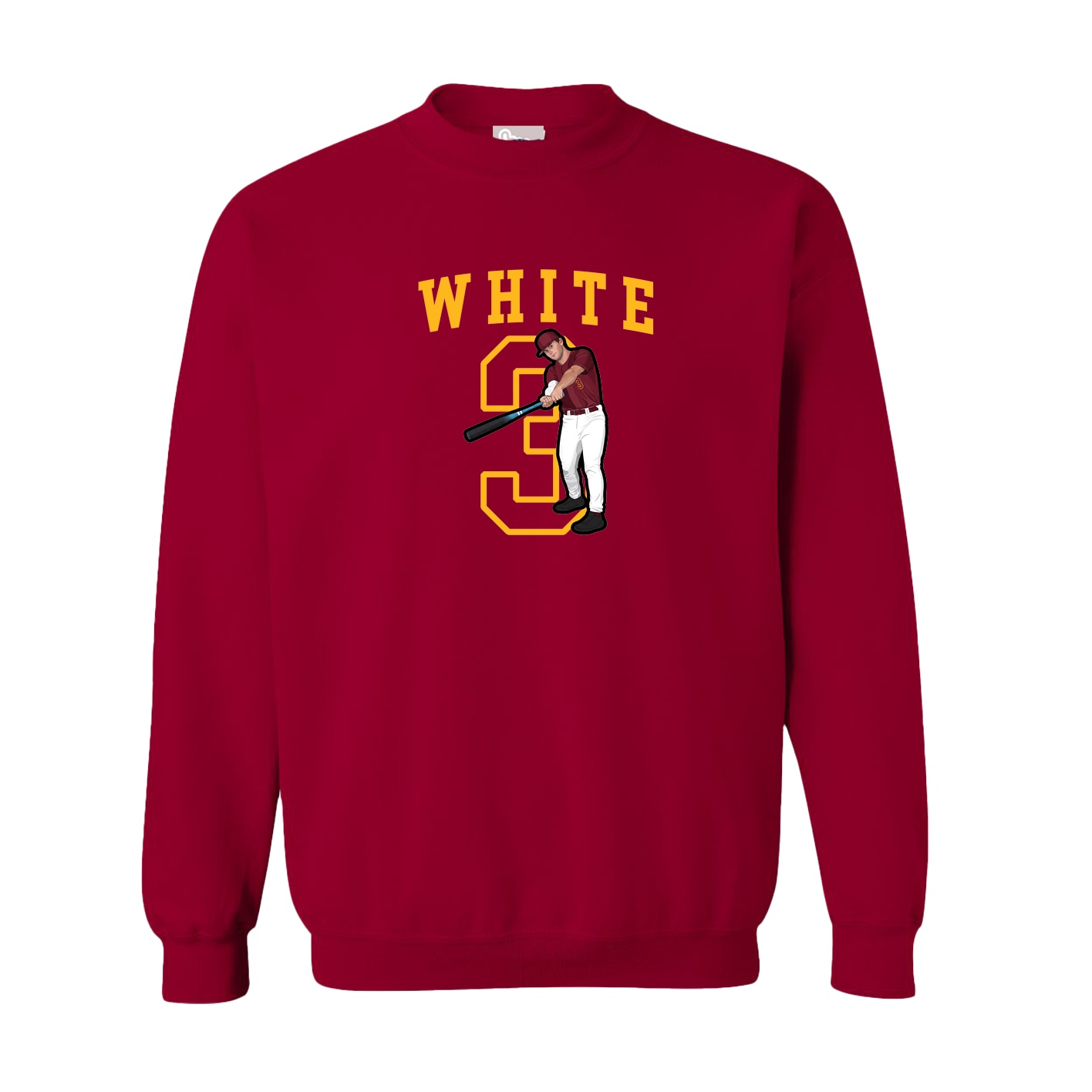 Fleece Crew — Shirsey in Cardinal