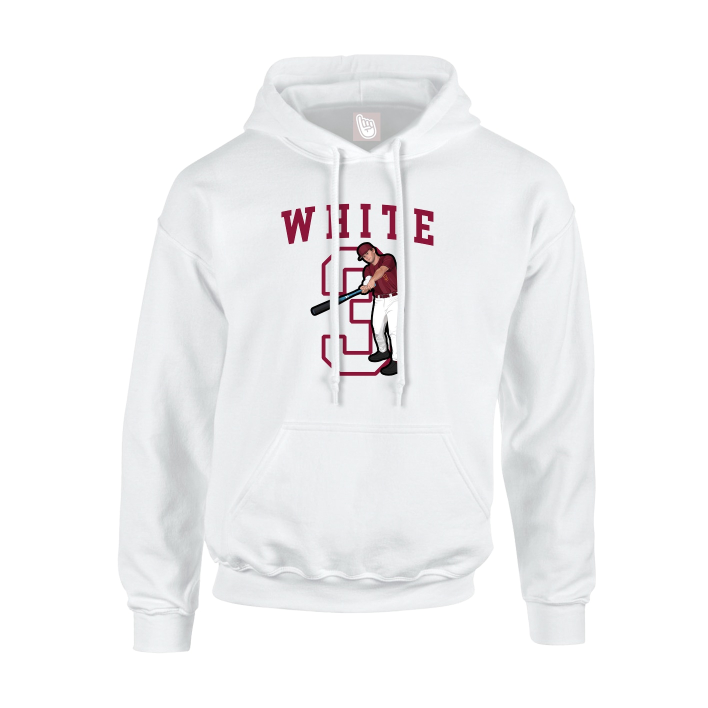 Youth Hoodie — Shirsey in White