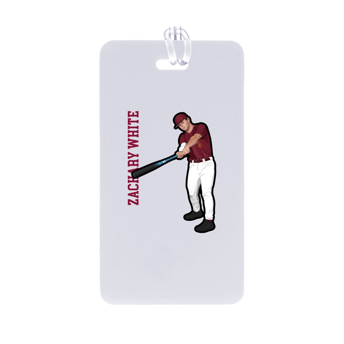 Bag Tag — Name Vertical in Classic