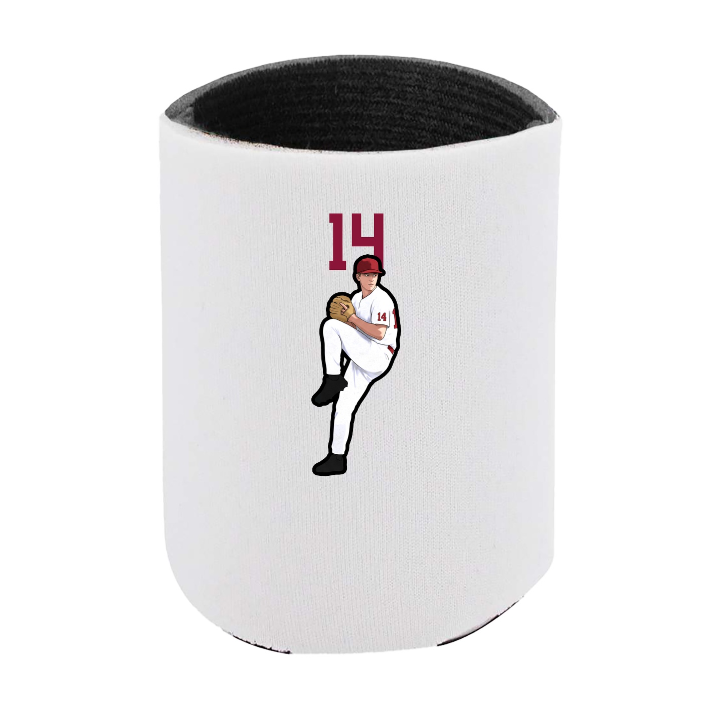 Can Holder — Number Top in White
